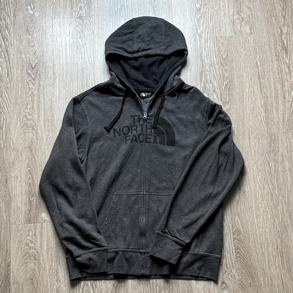 The North Face Men's Charcoal Full-Zip Hoodie